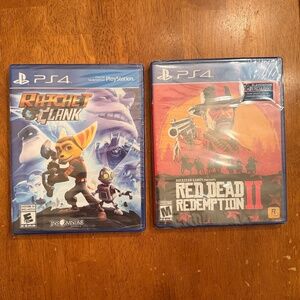 Ratchet & Clank and Red Dead Redemption II PS4